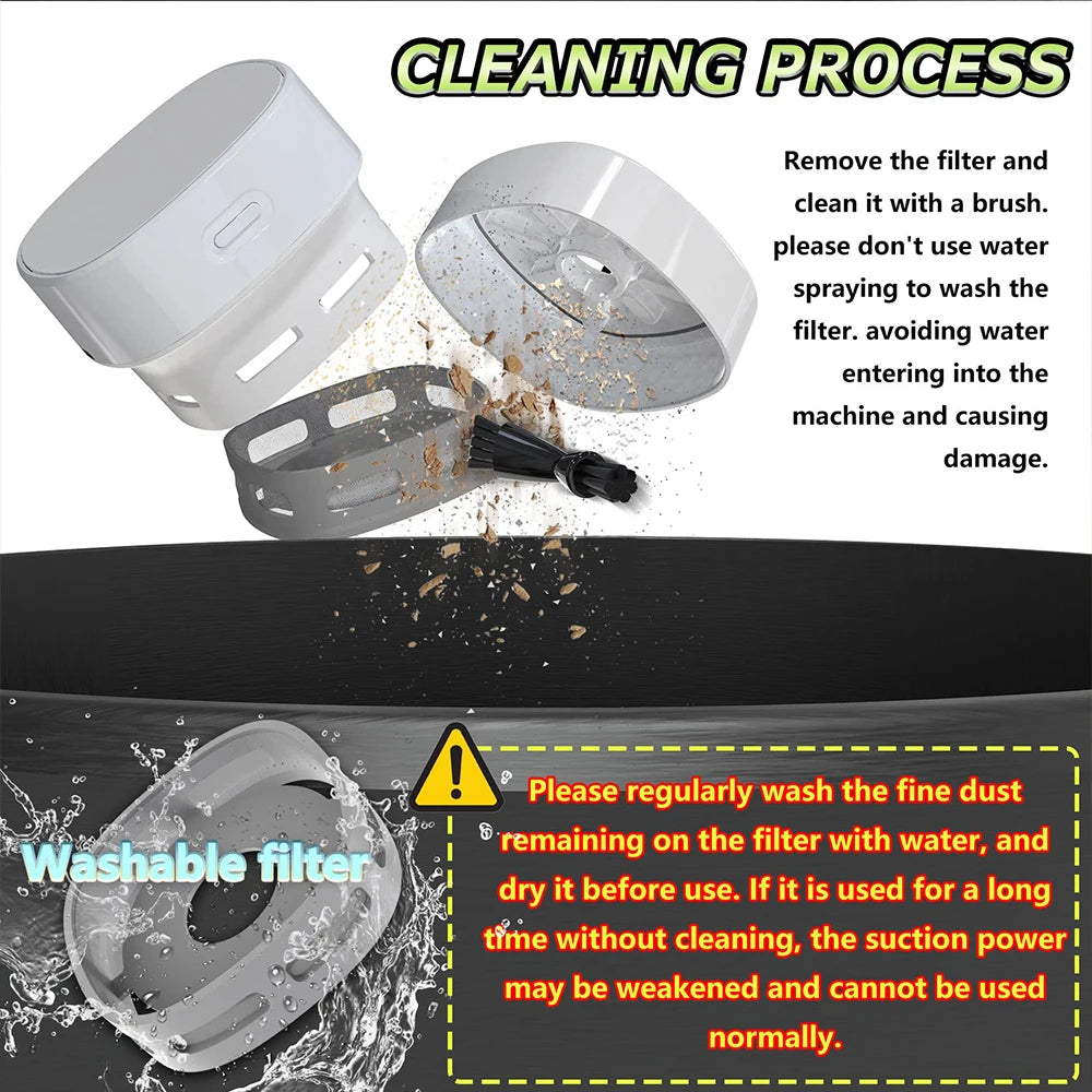 Mini Desktop Vacuum-USB Rechargable