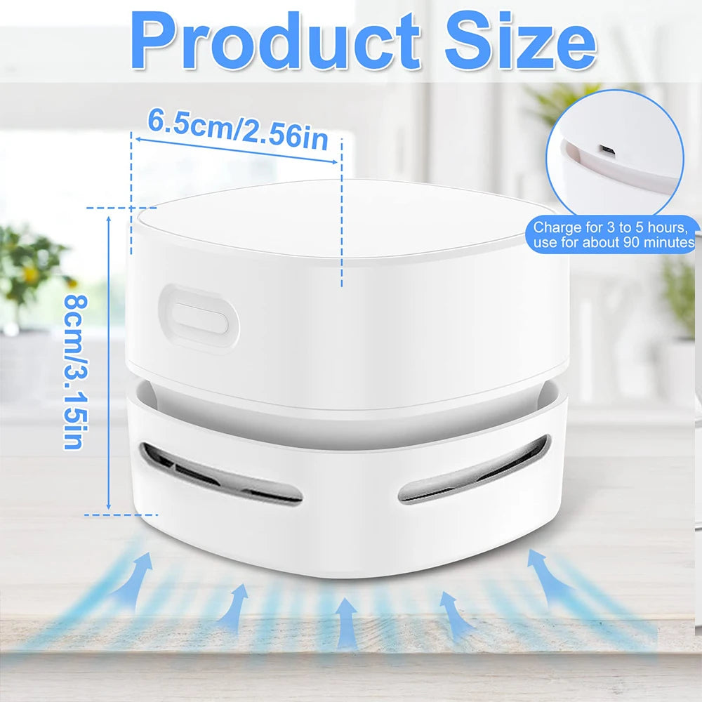 Mini Desktop Vacuum-USB Rechargable