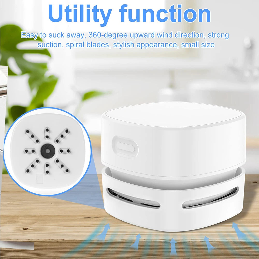 Mini Desktop Vacuum-USB Rechargable